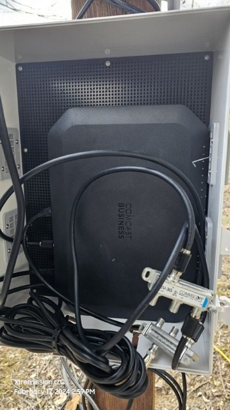 Outdoor wireless equipment installation